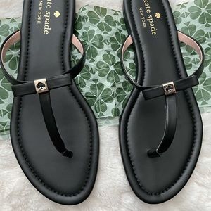 Brand new Kate spade ♠️ peplum sandals 8.5
